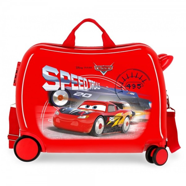 Lagaminas Disney Cars raudonas sėdimas 31*45*20 cm